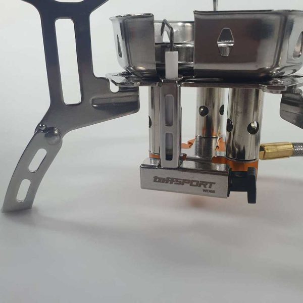 TaffSPORT Kompor Gas Lipat Portabel Camping Stove 3 Burner 16cm - WD68