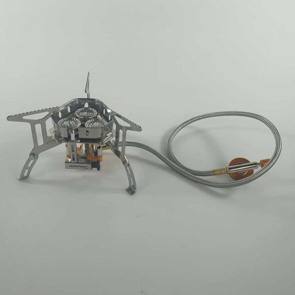 TaffSPORT Kompor Gas Lipat Portabel Camping Stove 3 Burner 16cm - WD68