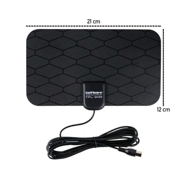 Taffware TFL-D139 Antena TV Digital DVB-T2 4K High Gain 25dB Type USB with Signal Booster Amplifier