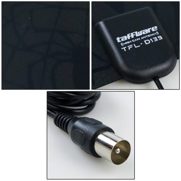 Taffware TFL-D139 Antena TV Digital DVB-T2 4K High Gain 25dB Type USB with Signal Booster Amplifier
