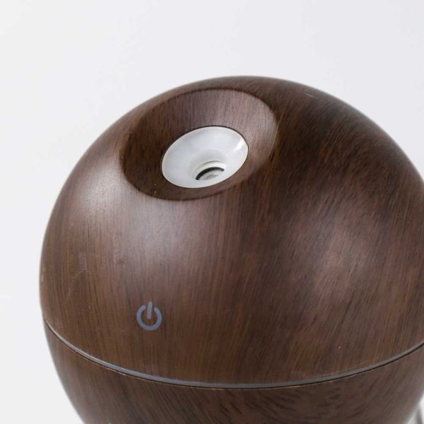 Taffware Car Mini Aromatherapy Air Humidifier Desain Kayu 130ml - HUMI JKC01