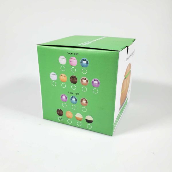 Taffware Car Mini Aromatherapy Air Humidifier Desain Kayu 130ml - HUMI JKC01