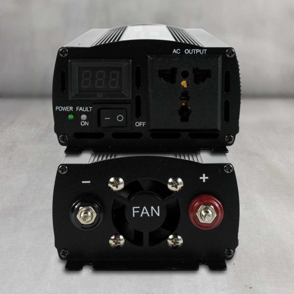 Taffware Power Inverter Mobil Pure Sine Wave DC 12V to AC 220V 1600W - NBQ1600W