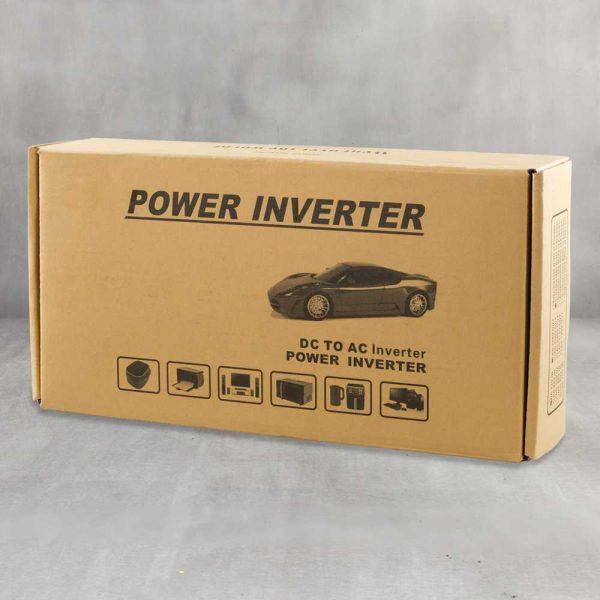 Taffware Power Inverter Mobil Pure Sine Wave DC 12V to AC 220V 1600W - NBQ1600W