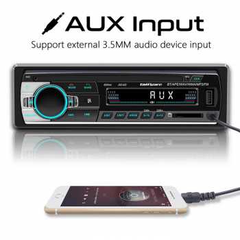 Taffware Tape Mobil Audio Multifungsi Bluetooth MP3 FM Radio ISO 1 DIN - JSD-520