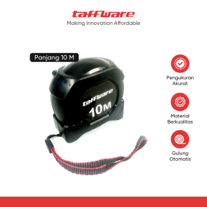 Taffware Meteran Roll Tape Measure Lock System 22mm - SAL99