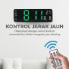 TaffHOME Jam Dinding Digital Minimalis Multifungsi with Remote - 6629