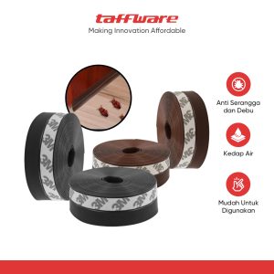 TaffHOME Lis Pintu Penghalang Debu Door Seal Strip Silicone TPE- EACC25