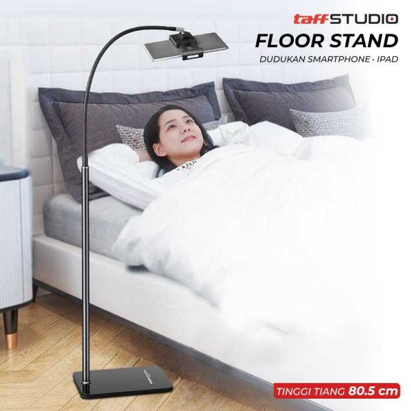 TaffSTUDIO Floor Stand Lazypod Smartphone iPad Tablet Holder 135 cm - GH027
