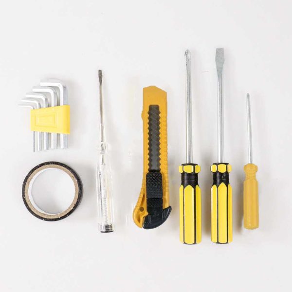 Taffware Alat Set Perkakas Palu Tang Obeng Kunci Pas 15 in 1 - YL-8016