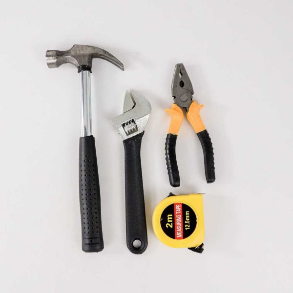 Taffware Alat Set Perkakas Palu Tang Obeng Kunci Pas 15 in 1 - YL-8016