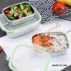 TaffHOME Kotak Makan Anti Tumpah Lunch Box Stainless Steel 304 - KT046