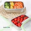 TaffHOME Kotak Makan Anti Tumpah Lunch Box Stainless Steel 304 - KT046
