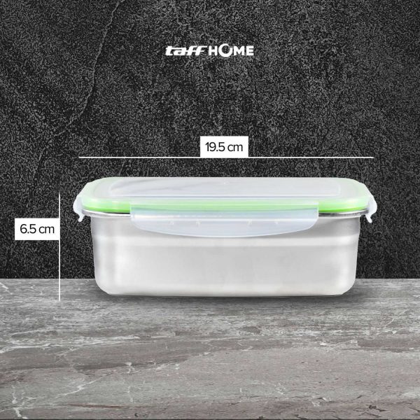 TaffHOME Kotak Makan Anti Tumpah Lunch Box Stainless Steel 304 - KT046