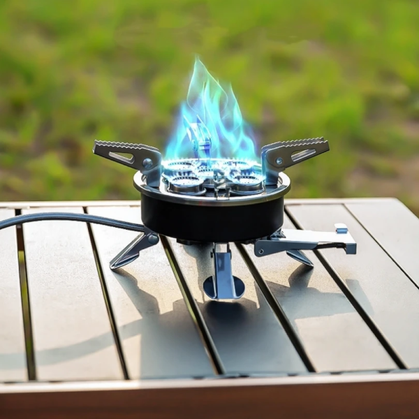 TaffSPORT Kompor Gas Portable Lipat 5 Burner Ultralight Camping Stove - WS542