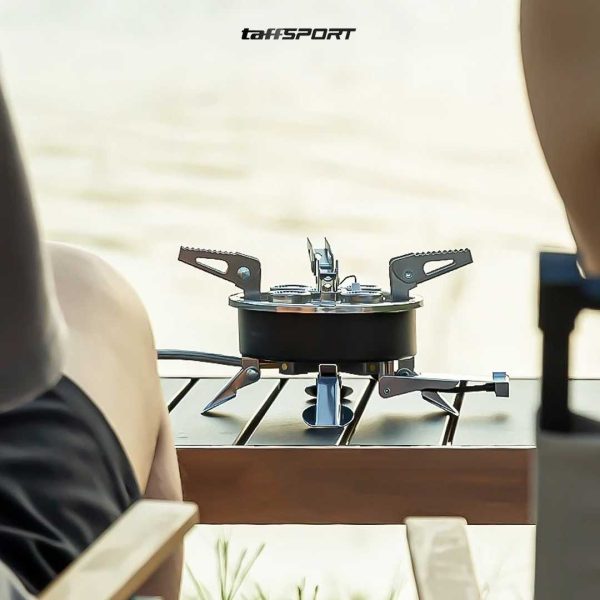 TaffSPORT Kompor Gas Portable Lipat 5 Burner Ultralight Camping Stove - WS542