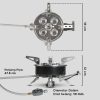 TaffSPORT Kompor Gas Portable Lipat 5 Burner Ultralight Camping Stove - WS542