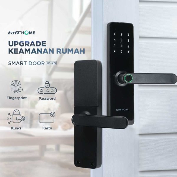 TaffHOME Smart Door Lock Password Fingerprint Card - H1-XG
