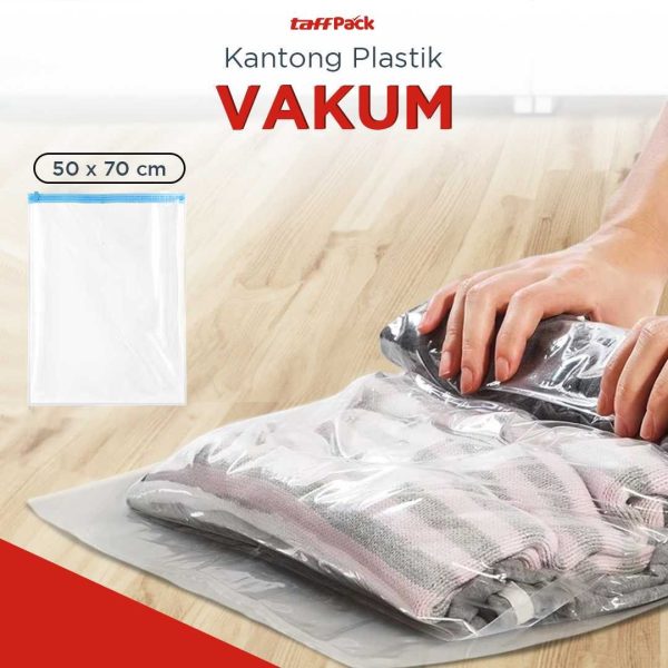 TaffPACK Kantong Plastik Vacuum Sealer Storage Bag 5 PCS - ZKD002