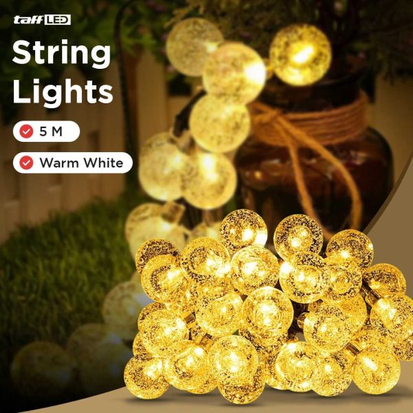 TaffLED Lampu Hias String Lights Cherry Ball Fairy Warm White 5M - LY20W