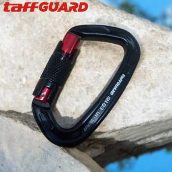TaffGUARD Carabiner Gantungan Aluminium Hook Buckle 25KN Automatic - Y25