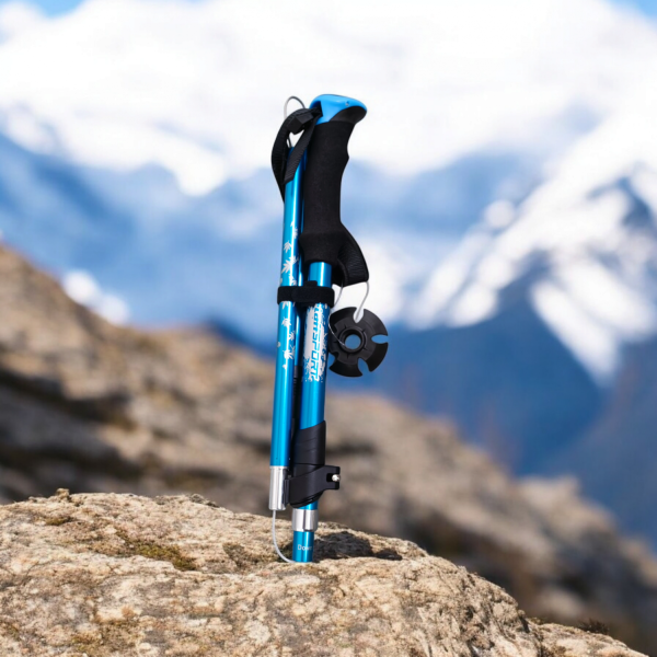 TaffSPORT Tongkat Hiking Trekking Pole 5 Section 130cm Foldable 36cm - TF13