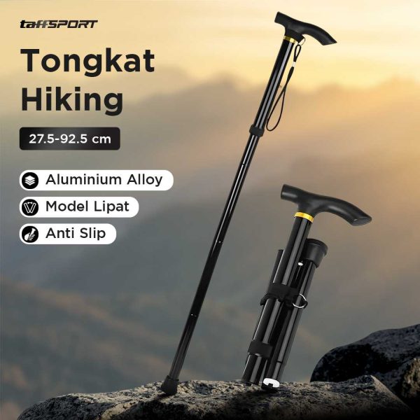 TaffSPORT Tongkat Hiking Trekking Pole Telescopic 4 Section Foldable - Z4