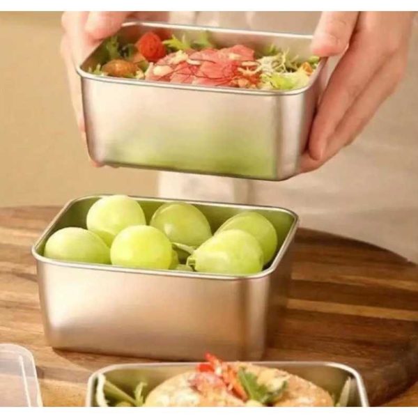 TaffHOME Kotak Makan Lunch Box Multifunction Stainless Steel 304 550ml - AC-21