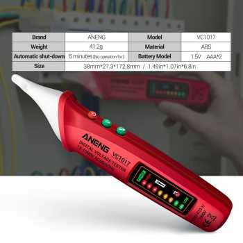 Taffware Tespen Tester Non Contact AC Voltage Detector 12V-1000V - VC1017
