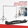 TaffSTUDIO Bracket Stand 3M untuk Backdrop Foto Studio - BS-300