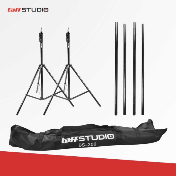 TaffSTUDIO Bracket Stand 3M untuk Backdrop Foto Studio - BS-300