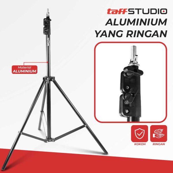 TaffSTUDIO Bracket Stand 3M untuk Backdrop Foto Studio - BS-300