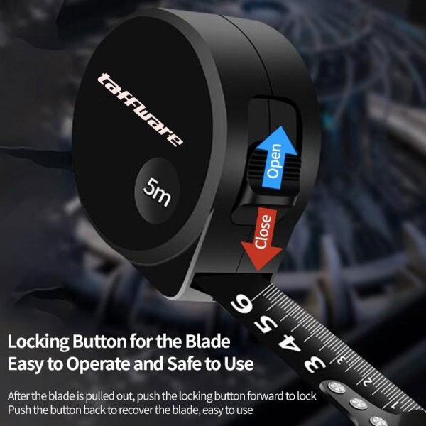 Taffware Meteran Roll Tape Measure Lock System - DSH-19