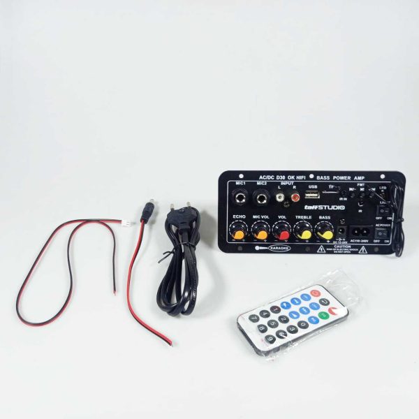 TaffSTUDIO Amplifier Board Audio Bluetooth USB Subwoofer DC 12V - D30