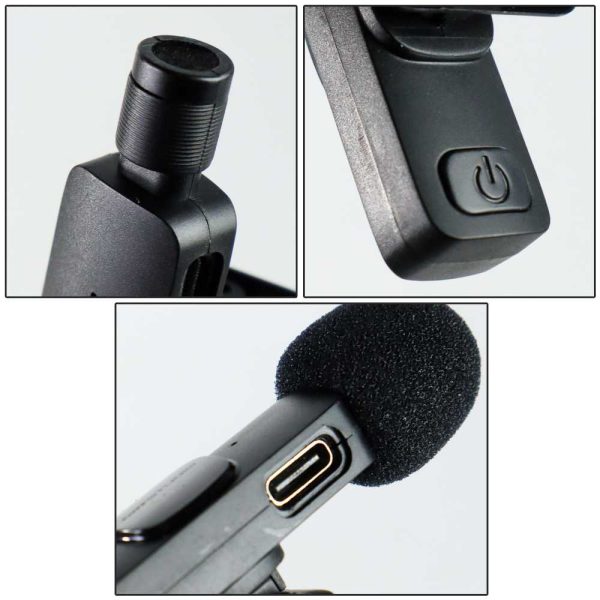 TaffSTUDIO Clip On Mic Wireless Vlogging Singing 3.5mm - K35 Pro
