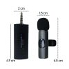 TaffSTUDIO Clip On Mic Wireless Vlogging Singing 3.5mm - K35 Pro