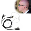 TaffSTUDIO Headset Earphone FBI Style Walkie Talkie - K-011