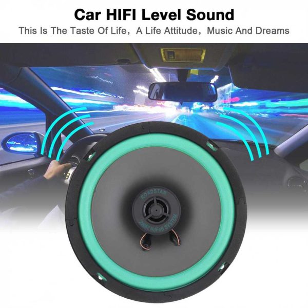 TaffSTUDIO Roadstar Speaker Subwoofer Mobil HiFi 6.5 Inch 160W 1 PCS - VO-602