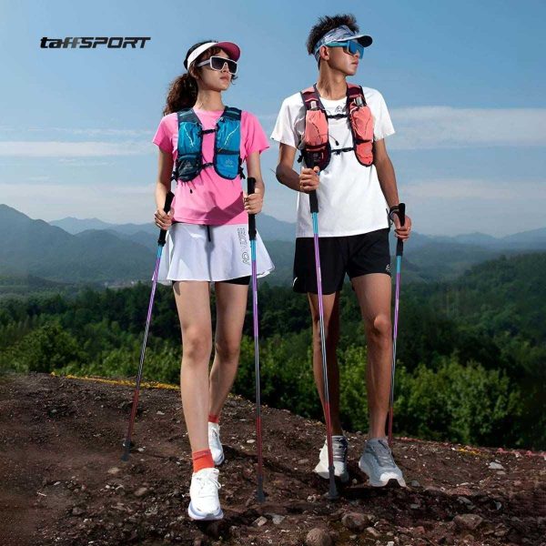 TaffSPORT Tongkat Hiking Lipat Trekking Pole Aluminium Alloy 1.2M - 7075
