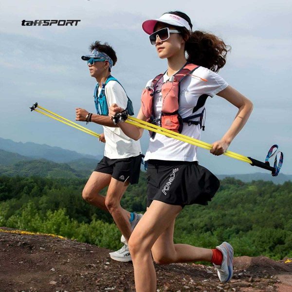 TaffSPORT Tongkat Hiking Lipat Trekking Pole Aluminium Alloy 7075 1.2M - 7075