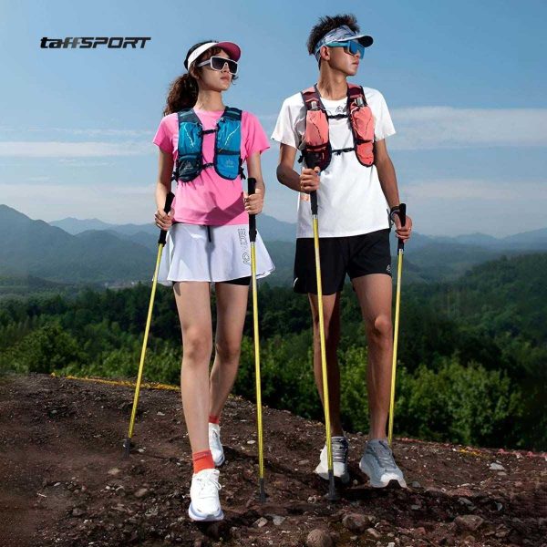 TaffSPORT Tongkat Hiking Lipat Trekking Pole Aluminium Alloy 7075 1.2M - 7075