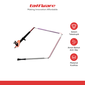TaffSPORT Tongkat Hiking Lipat Trekking Pole Aluminium Alloy 1.2 M - Z1802