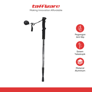 TaffSPORT Tongkat Hiking Trekking Pole Telescopic Suspension Aluminum - X-11