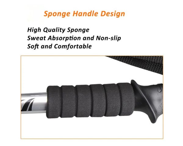 TaffSPORT Tongkat Hiking Trekking Pole Telescopic Suspension Aluminum - X-11