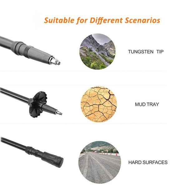 TaffSPORT Tongkat Hiking Trekking Pole Telescopic Suspension Aluminum - X-11