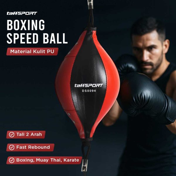 TaffSPORT Boxing Speed Ball Punching Bag Inflatable Samsak Tinju - DS0094