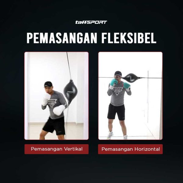 TaffSPORT Boxing Speed Ball Punching Bag Inflatable Samsak Tinju - DS0094