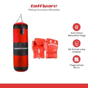 TaffSPORT Sarung Samsak Tinju Boxing Sandbag 8 in 1 - FE-BO1
