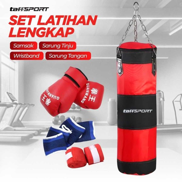 TaffSPORT Sarung Samsak Tinju Boxing Sandbag 8 in 1 - FE-BO1