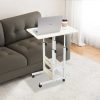 TaffHOME Meja Rak Laptop Adjustable Portable Desk with 2 Racks - ND03 - White